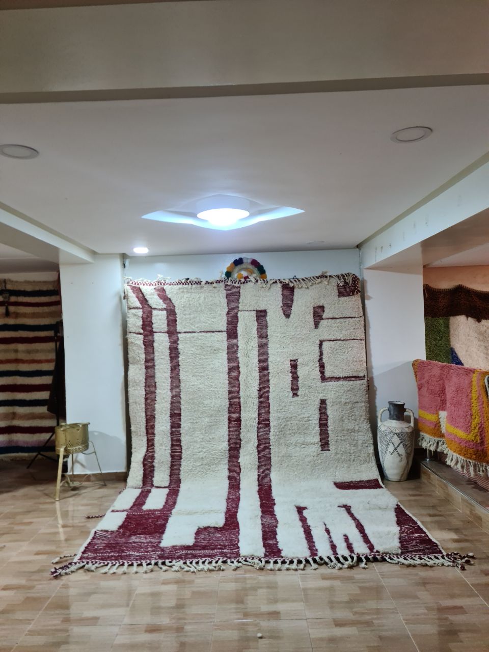 5962945170439784550 Handmade Moroccan Rug | 100% Wool Berber Carpet - Image 1