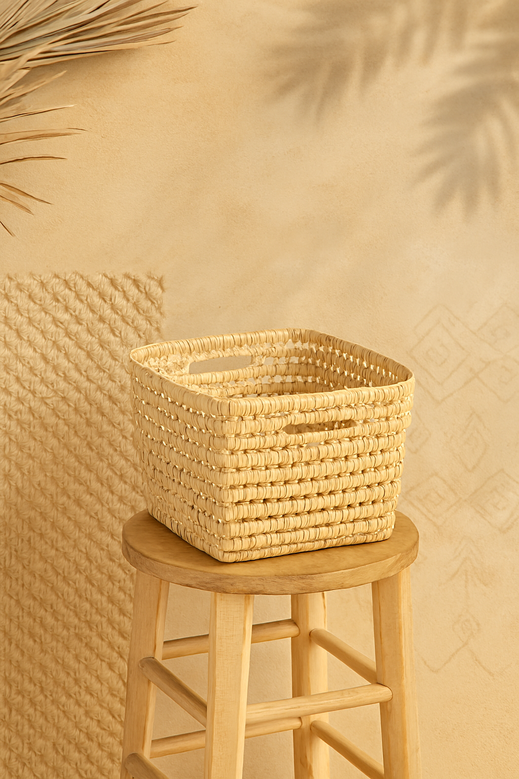 Copilot_20251016_180636 Panier de rangement design – Tressage traditionnel et modernité - Image 1