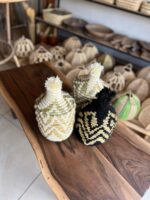 Panier artisanal en paille – Design bohème et savoir-faire traditionnel - Image 5