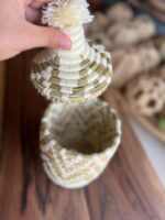 Panier artisanal en paille – Design bohème et savoir-faire traditionnel - Image 4