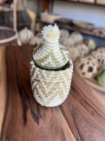 Panier artisanal en paille – Design bohème et savoir-faire traditionnel - Image 3