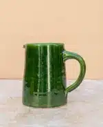 Tazekka Petite Ceramic Jug (350ml) – Smooth Green Glaze