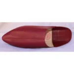 Traditional Moroccan Babooch - Burgundy Color - Image 5