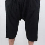 Men’s Black Kandrissi Pontalon | Traditional Moroccan Pants