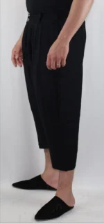 Men’s Black Kandrissi Pontalon | Traditional Moroccan Pants - Image 3