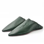 Traditional Moroccan Babooch – Green Color - Image 5