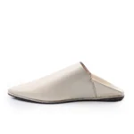 Traditional Moroccan Babooch – Off-white color - Image 3