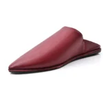 Traditional Moroccan Babooch – Garnet Color - Image 2