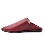 Traditional Moroccan Babooch – Garnet Color - Image 3