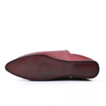 Traditional Moroccan Babooch – Garnet Color - Image 6