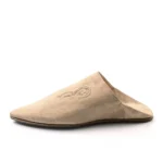The Luxe Beige Suede & Leather Babouche | Handmade in Morocco - Image 5
