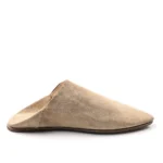 The Luxe Beige Suede & Leather Babouche | Handmade in Morocco - Image 6