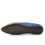 Traditional Moroccan Babooch – Royal Blue Color - Image 3