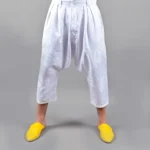 Men's White Kandrissi Pontalon | Traditional Moroccan Pants - Image 5