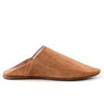 The Luxe Tobacco Suede & Leather Babouche | Handmade in Morocco - Image 5