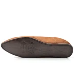 The Luxe Tobacco Suede & Leather Babouche | Handmade in Morocco - Image 6