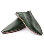 Traditional Moroccan Babooch – Royal Green Color