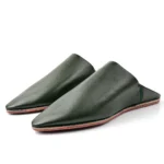 Traditional Moroccan Babooch – Royal Green Color - Image 4