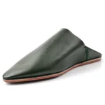 Traditional Moroccan Babooch – Royal Green Color - Image 6