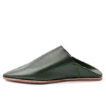 Traditional Moroccan Babooch – Royal Green Color - Image 5