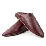 Traditional Moroccan Babooch – Garnet Color