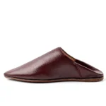 Traditional Moroccan Babooch – Garnet Color - Image 4