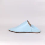 Traditional Moroccan Babooch – Sky Bleu Color - Image 4