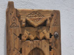 Handcrafted Amazigh Wooden Wall Panel – Moroccan Vintage Décor - Image 5
