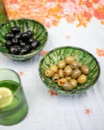 Tamegroute Green Serving Bowls | Authentic Moroccan
