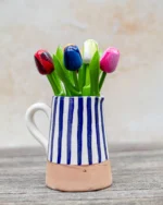 Moroccan Petite Ceramic Jug (450ml) – Hand-Painted Creamer - Image 3