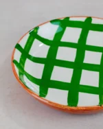 Ourika Striped Ceramic Serving Bowl (18cm) – Hand-Painted Morocco - Image 3