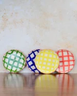 Ourika Striped Ceramic Serving Bowl (18cm) – Hand-Painted Morocco - Image 6