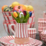 Moroccan Petite Ceramic Jug (450ml) – Hand-Painted Creamer