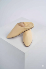 Traditional Moroccan Babooch – Beige Color