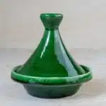 Tazekka Mini Serving Tagine (13cm) – Handcrafted Green Ceramic