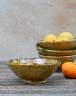 Tamegroute Ochre Bowl | Handmade Moroccan Pottery - Image 4