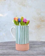 Vibrant Hand-Painted Moroccan Ceramic Jugs (1.5L)