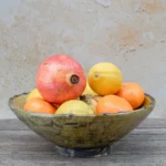 Tamegroute Ochre Bowl | Handmade Moroccan Pottery