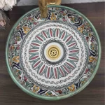 Traditional Moroccan floral Sink – Handcrafted Ceramic Basin for Bathroom Decor - Image 4