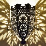 Medieval Wrought Iron Wall Sconce - Large Size - Rustic Wall Torch
