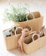 Berber Woven Basket Tote – Authentic Moroccan Craft - Image 2