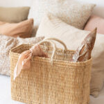 Berber Woven Basket Tote – Authentic Moroccan Craft