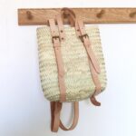 Handwoven Palm Leaf Backpack – Moroccan Artisan Craft - Image 2