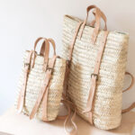 Handwoven Palm Leaf Backpack – Moroccan Artisan Craft